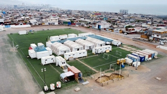 Alcalde de Mejillones Visita Hospital Campaña en Antofagasta Para Evaluar Estado de Las Instalaciones