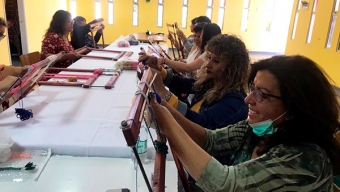 Con Taller de Telar FCAB Revive el Patrimonio Andino Con Mujeres de Calama