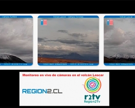 En Vivo: Monitoreo Volcán Lascar