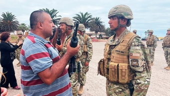 Soldados Conscriptos de la 3ra Brigada Acorazada “La Concepción” y Regimiento Logístico N° 1 “Tocopilla” Realizaron su Ceremonia de Entrega de Armas