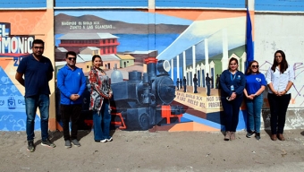 Inauguran Mural Patrimonial en Honor al Legado Ferroviario en Mejillones