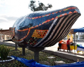 Mejillones Presenta Nueva Ballena de Mosaico Que Embellecerá la Costa de la Ciudad Puerto