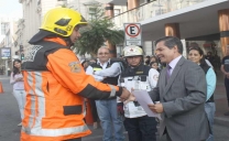 Gobierno Regional Realizó Reconocimiento a Labores de Bomberos en Valparaíso
