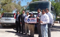 Inauguran Primer Servicio de Transporte Público de Buses en San Pedro de Atacama con Tarifa Reducida para Adulto Mayor