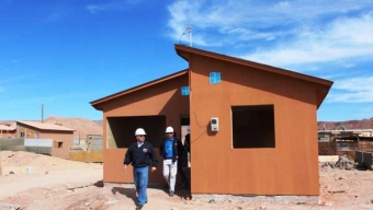 Serviu Realiza Inspección a Proyectos Habitacionales en San Pedro de Atacama
