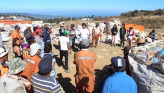 Sindicato de Recicladores de La Chimba Conoce Experiencia de Asociación de Recicladores de El Molle en Valparaíso