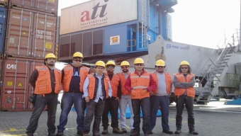 Operadores de Grúa Puerto de Distintos Terminales se Reunieron en Antofagasta Terminal Internacional