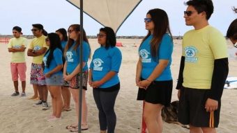 Jóvenes Antofagastino Participan en Escuela de Surf