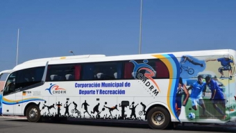 Mejillones ya Cuenta Con Moderno Bus Para Trasladar a Sus Deportistas Locales