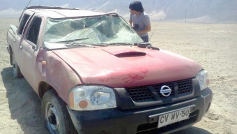 VOLCAMIENTO EN LA CERCANÍAS MEJILLONES