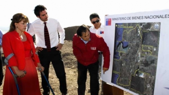MINISTRA FISCALIZA Y CLAUSURA PLANTA DE EXTRACCION ILEGAL DE ÁRIDOS
