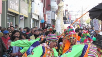 Con una Llama Gigante Festejaron el Año Nuevo Indígena