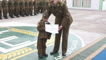 Bastían Hizo Realidad su Sueño de Vestir el Uniforme de Carabineros
