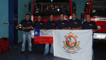 Bomberos Antofagastinos Viajan a Texas para Perfeccionarse