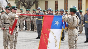 Comandante en Jefe del Ejército Encabezó Juramento a la Bandera en Regimiento Reforzado N°1 Calama