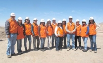Mujeres Mineras Visitaron Codelco Division Ministro Hales para Conocer Avance del Prestripping