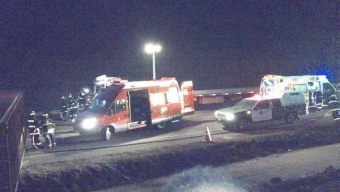 Bomberos de Antofagasta Acuden a Accidente en Sector Puente El Jote