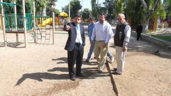 Municipio Inspeccionó Estado de los Juegos Infantiles del Parque Brasil