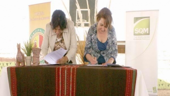 Municipalidad de San Pedro de Atacama y SQM Firmaron Convenio Educativo