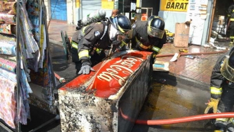 Eficiente Trabajo de Bomberos de Antofagasta Evitó Incendio de Proporciones