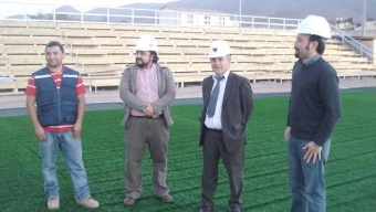 Importantes Avances en su Remodelación Registra Estadio “La Caleta” de Taltal