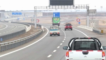 MOP y Autopistas de Antofagasta Informan Trabajos de Mantención en Ruta 1 Hacia el Aeropuerto