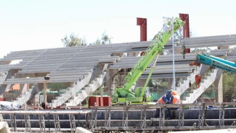 Estadio Municipal de Calama Registra un 40% de Avance en su Construcción