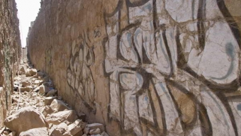 Identifican a Autores de Rayados en las Ruinas de Huanchaca