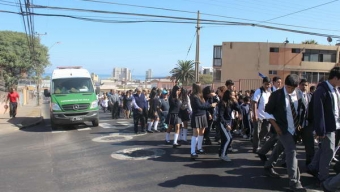 Simulacro Movilizó a 1.700 Estudiantes y Profesores del Liceo Andrés Sabella