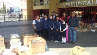 Escuelas y Liceos de Antofagasta Se Organizan Para Ayudar a Valparaíso