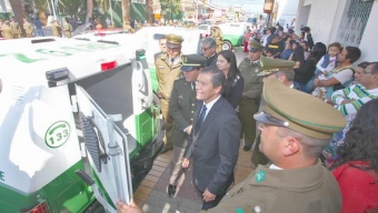 Gobierno Regional Entrega Nuevos Vehículos a Carabineros