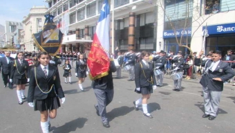 Impecable Desfile de Los Escolares de Antofagasta en Honor a la Independencia de Chile
