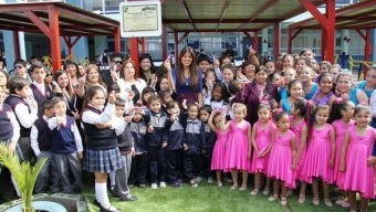 Alcaldesa Inauguró Modernas Instalaciones en Escuela E-80