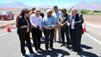 Subsecretario Sergio Galilea Inauguró Importantes Obras de Conectividad en Talabre y Toconao