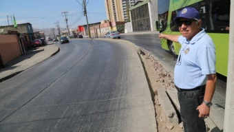 Evalúan Instalar Defensas Camineras en un Tramo de Avenida Rendic