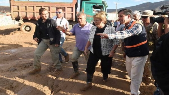 Presidenta Evaluó en Terreno Situación de Damnificados de Taltal