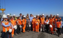 Ministra Ximena Rincón se Reunió Con Trabajadores Portuarios de Ultraport en Mejillones