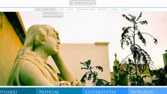 Cementerio General de Antofagasta Lanza Moderno Portal Web