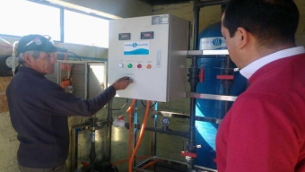 Pareja de Agricultores Instala Primera Planta de Tratamiento de Agua de Rio en la Provincia de El Loa