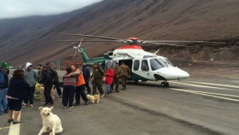 Carabineros Dispuso de Helicóptero Para Labores de Rescate y Conectividad Con Sectores Aislados