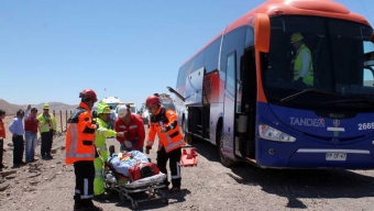 Exitoso Simulacro de Accidente en Autopista Concesionada de Antofagasta