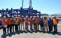 Alcalde Marcelino Carvajal Visita Obras de Infraestructura Energética Mejillones