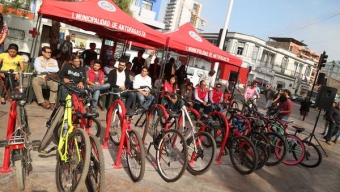 Inauguran Los Primeros Bici Estacionamientos Públicos de Antofagasta