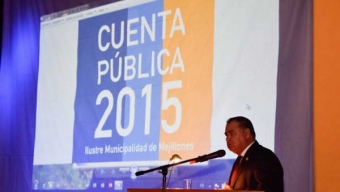 Alcalde Marcelino Carvajal Realizó la Cuenta de Gestión 2015