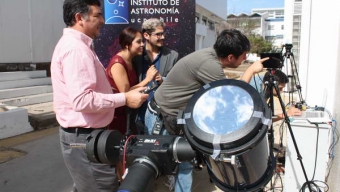 Desde la India, EE.UU. y Europa Siguieron Transmisión Astronómica de la UCN