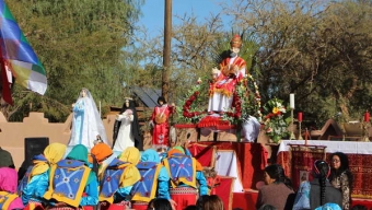 Multitudinaria Fiesta Religiosa Veneró a Santo Patrono de San Pedro de Atacama