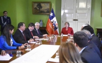 Alcaldes de la Región Se Reunieron Con la Presidenta Bachelet
