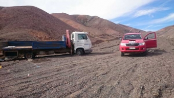 Pista Llevó a Carabineros de la SIP Hasta Desarmaduría Oculta Entre Quebradas
