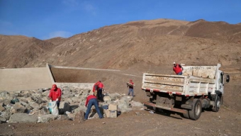 300 Toneladas de Escombros Fueron Retiradas Desde Quebrada La Cadena