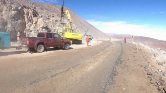 75% de Avance Registran Obras Que Conecta Ruta 5 Con Caleta el Cobre